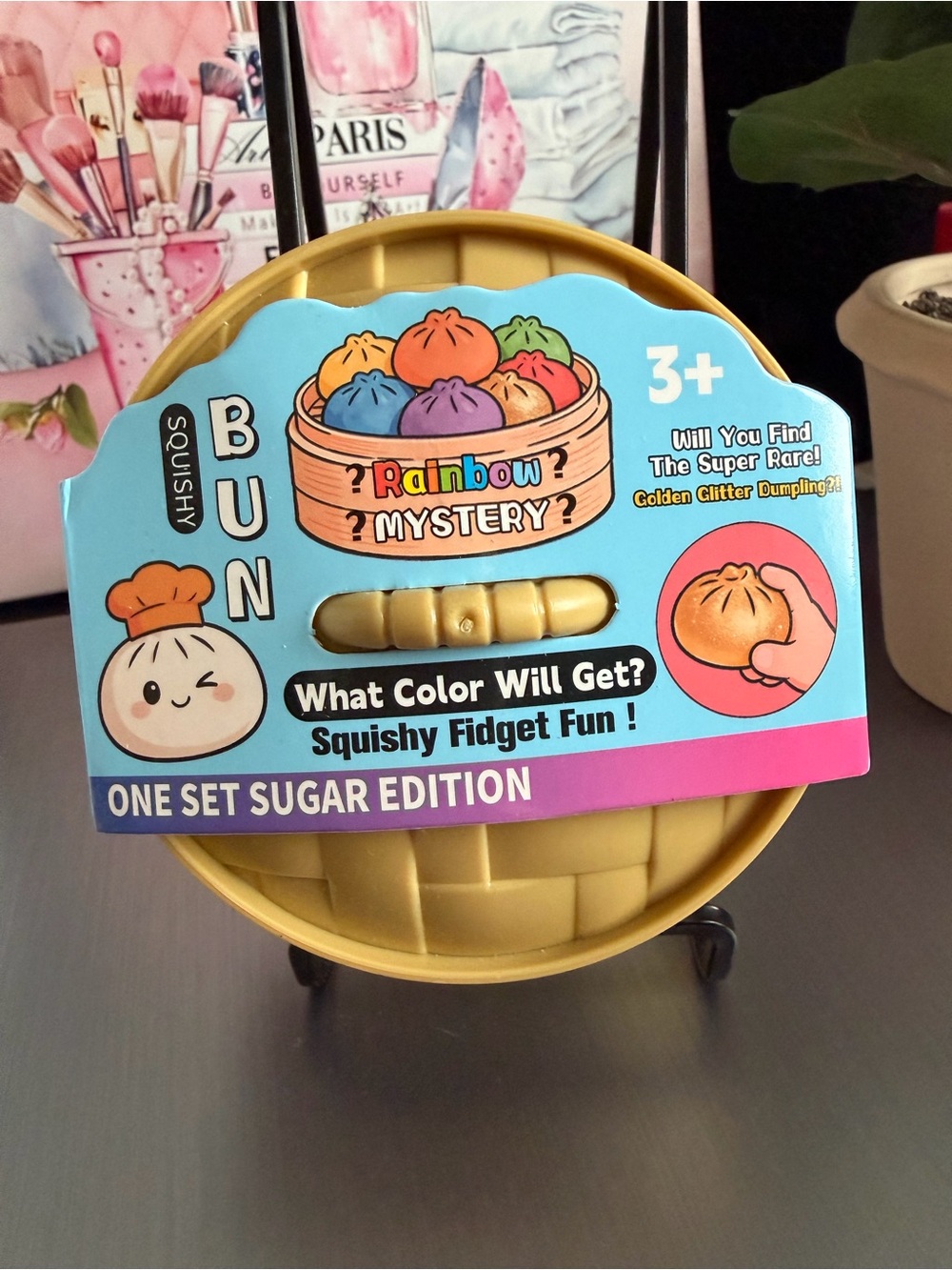 Squishy Bun Fidget Toy - Gold (Sugar Edition)